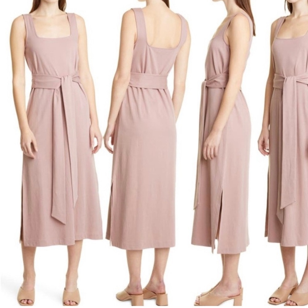 Vince NWT Pima Dusty Rose Maxi Dress – 100% Cotton – Women’s XL